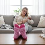Funny "I'm Growing A Tiny Human" Socks for Moms