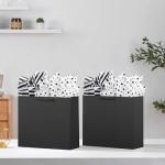 Extra Large Black Gift Bags with Tissue Paper