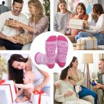Funny "I'm Growing A Tiny Human" Socks for Moms