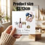 40th Birthday Card - Forty & Fabulous Design