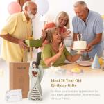 Unique 70th Birthday Angel Figurine Gift for Women