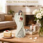 Unique 70th Birthday Angel Figurine Gift for Women
