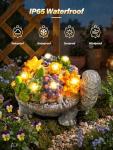 Solar Turtle Garden Ornament with LED Lights