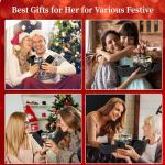 Real Black Rose Gift Set with Necklace for Her