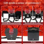 Real Black Rose Gift Set with Necklace for Her
