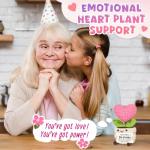 80th Birthday Crochet Heart Gift for Women