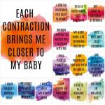 16 Birth Affirmation Cards for Laboring Moms