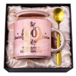 90th Birthday Gold Pattern Coffee Mug for Her