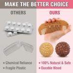 FrostyFlair Birth Comb and Massage Ball Set