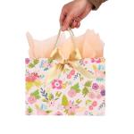 Floral Gift Bag Set with Ribbon and Cards