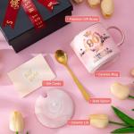 90th Birthday Gold Pattern Coffee Mug for Her