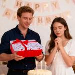 Red Heart Valentine’s Gift Box with Ribbon 25x18x9cm