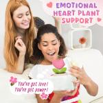 Mum to Be Gifts with Crochet Heart Flower