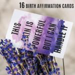 16 Birth Affirmation Cards for Laboring Moms