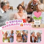 70th Birthday Crochet Heart Flower Gift for Her