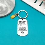 Fertility Prayer Keyring with Pineapple Charm