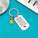 Fertility Prayer Keyring with Pineapple Charm