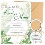 Sympathy Card and Keyring for Loss of Mum