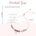 Rainbow Moonstone Bracelet for New Moms and Mums-to-Be