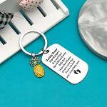 Fertility Prayer Keyring with Pineapple Charm