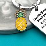 Fertility Prayer Keyring with Pineapple Charm