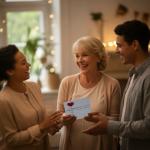 60th Birthday Card with 3D Heart Balloon Design