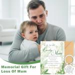Sympathy Card and Keyring for Loss of Mum