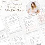 Bridal Planning Book and Organizer for Weddings