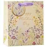 Happy Mother’s Day Floral Gift Bag with Ribbon