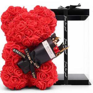 Rose Teddy Bear Gift Box for Mum