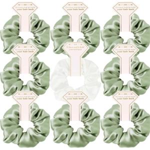 Silk Satin Hair Scrunchies Set for Bridesmaids