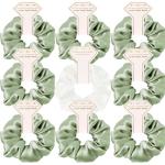 Silk Satin Hair Scrunchies Set for Bridesmaids