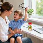 Handmade Positive Support Crochet Gift for Mom