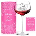 Vintage 1966 Wine Glass for 60th Birthday