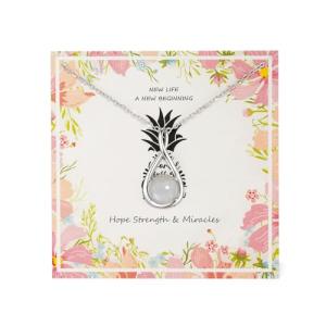 Sterling Silver Moonstone Necklace for IVF Moms