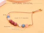 Adjustable Rainbow Moonstone Bracelet for Expecting Moms