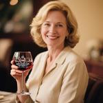 Vintage 1966 Wine Glass for 60th Birthday