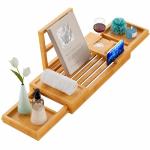 Expandable Bathtub Tray Caddy for Couples