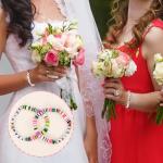 Team Bride 12 Pcs Beaded Bracelets Set