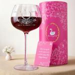 Vintage 1966 Wine Glass for 60th Birthday