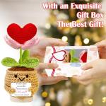 Handmade Positive Support Crochet Gift for Mom