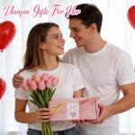 Engagement Gift Box for Her with Glass Cups