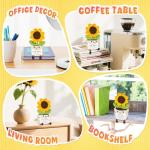 Handmade Crochet Sunflower Gift for 50th Birthday