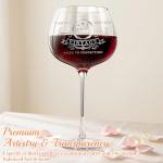 Vintage 1966 Wine Glass for 60th Birthday