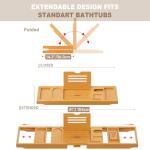 Expandable Bathtub Tray Caddy for Perfect Relaxation