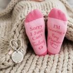 Cute Gifts for Expecting Moms: Socks & Keyrings