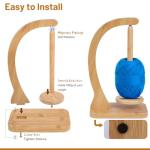 Bamboo Yarn Holder for Crocheting and Knitting