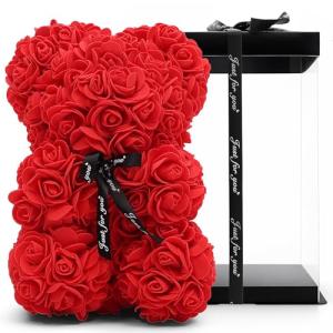 Red Rose Teddy Bear for Mum – Sweet Keepsake