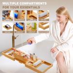 Expandable Bathtub Tray Caddy for Perfect Relaxation