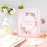 Floral Wedding Planner Book with Checklists and Budget